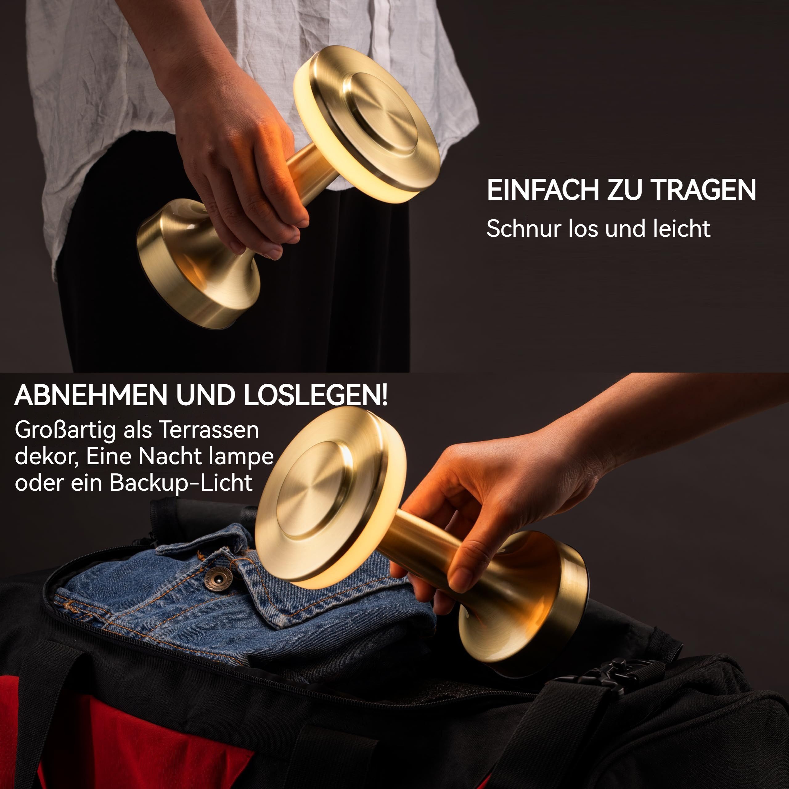 BlingBin LED Nachttischlampe Touch Dimmbar LED günstig online kaufen