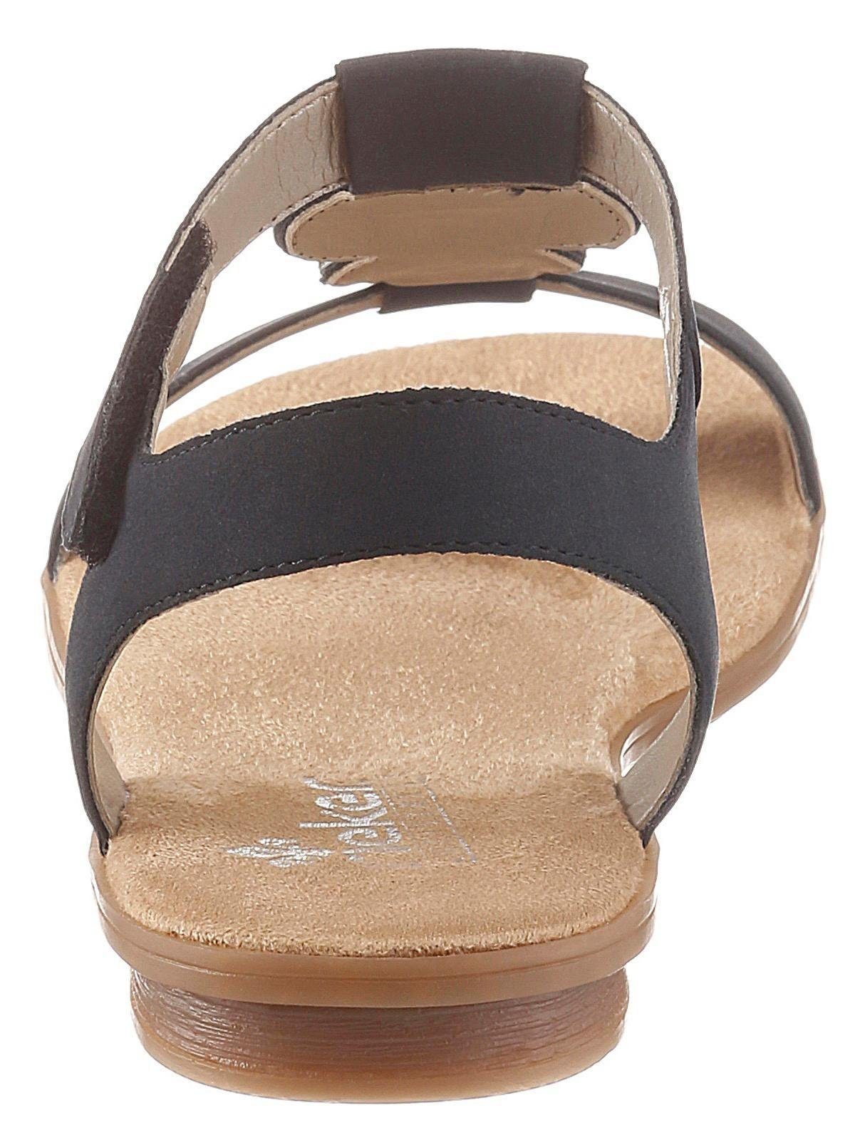 Rieker Riemchensandale, Sommerschuh, Sandalette, Blockabsatz, mit Klettvers günstig online kaufen