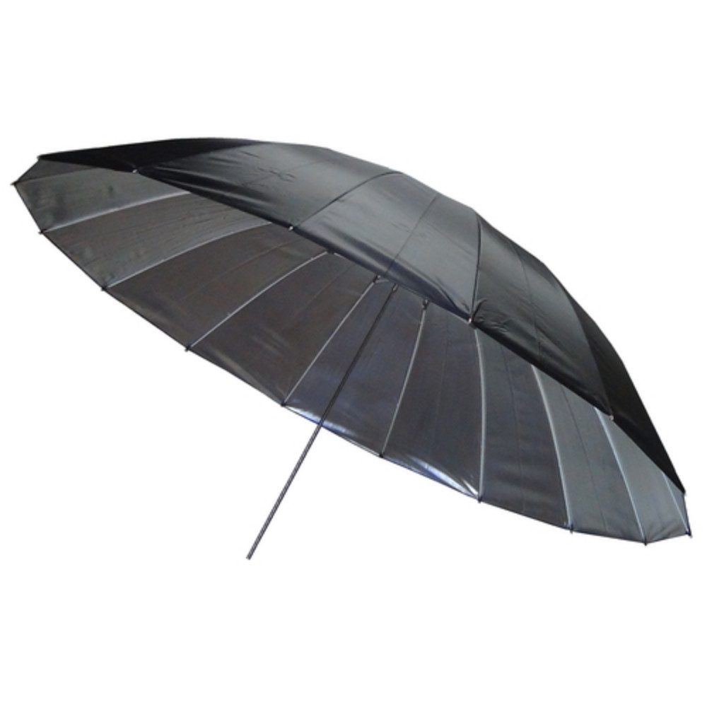 Dynasun Durchlichtschirm Schirm UR02 S 180cm 71", Studioschirm – Silberne Oberfläche – für Fotografie und Videostudio