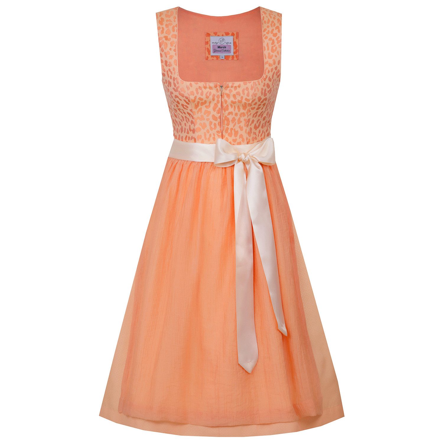 MarJo Dirndl 'Insingen' 918465, Peach 65cm günstig online kaufen