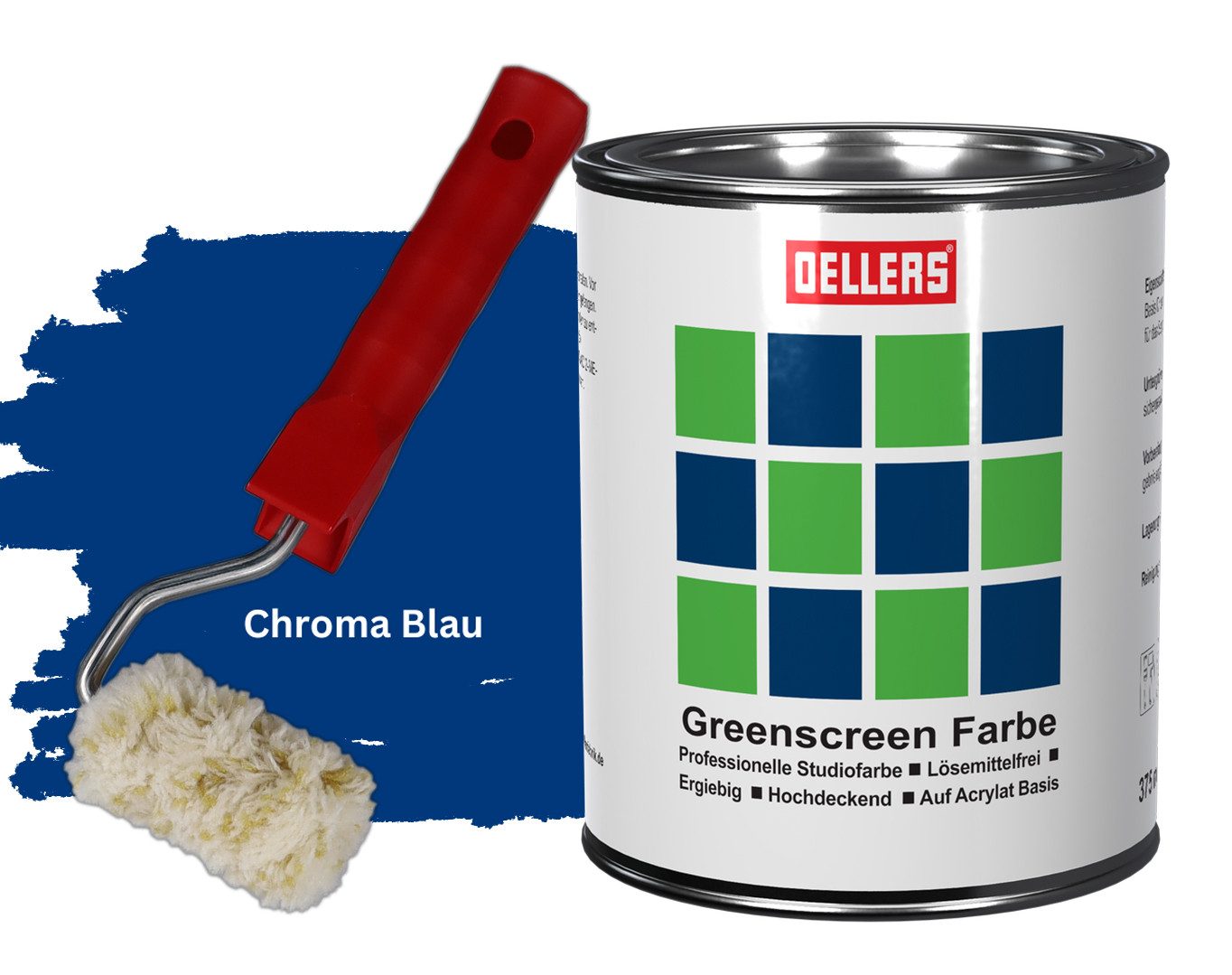 OELLERS Wandfarbe Greenscreen Farbe