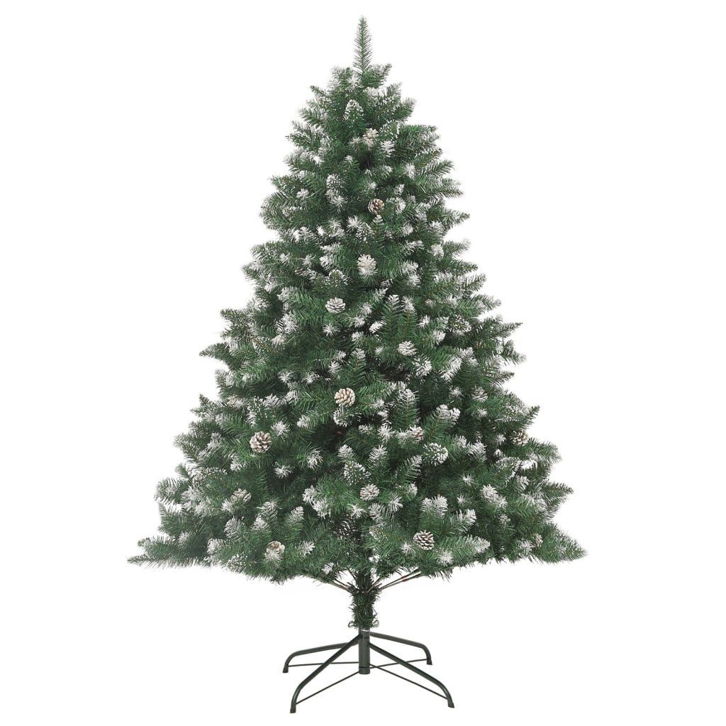 vidaXL Künstlicher Weihnachtsbaum Künstlicher Weihnachtsbaum mit Ständer 210 cm PVC