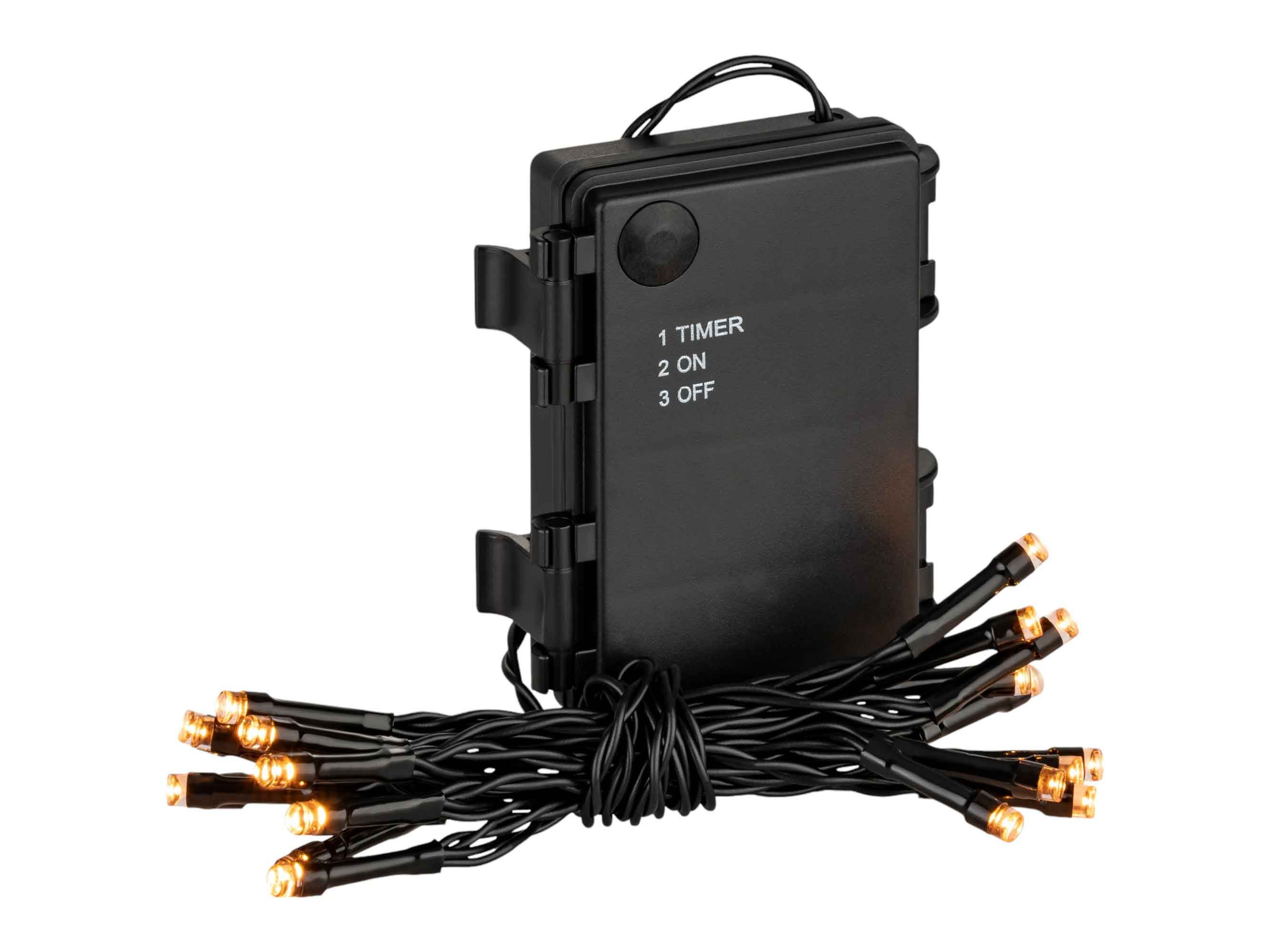 Coen Bakker Deco BV LED-Lichterkette Led Lights, Batterie außen 20 LED Classic warm 1,4m Timer