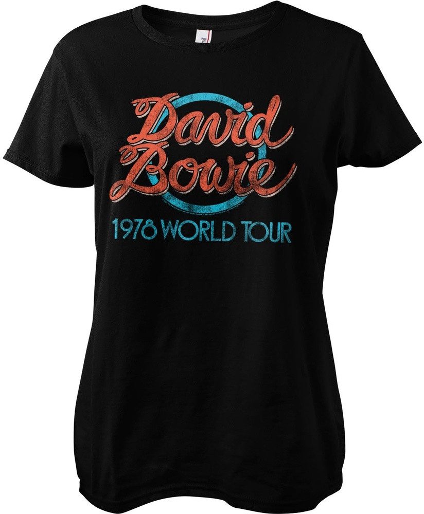 David Bowie T-Shirt 1978 World Tour Girly Tee