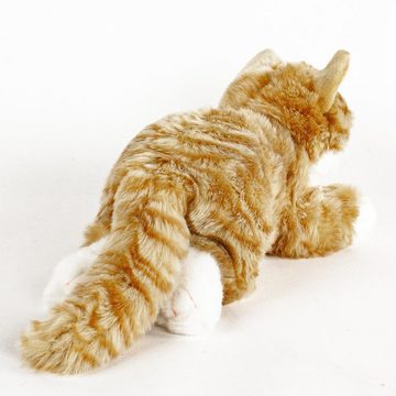 Uni-Toys Kuscheltier Kuscheltier Katze rot getigert liegend 40 cm Uni-Toys
