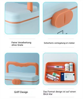 RefinedFlare Pillendose Haushalts-Medizinbox, Aufbewahrungsbox mit großem Fassungsvermögen (1 St)