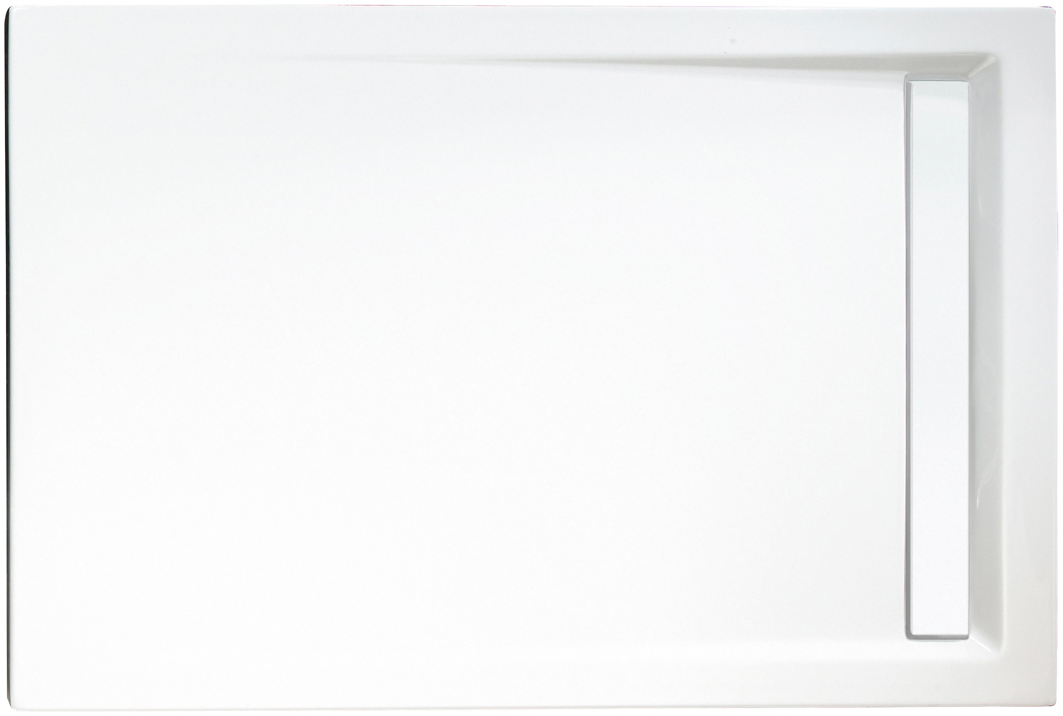 Set: Duschwanne »extra-flach«, rechteckig mit Rinne 80 x 120 cm Set: Duschwanne »extra-flach«, rechteckig mit Rinne 80 x 120 cm