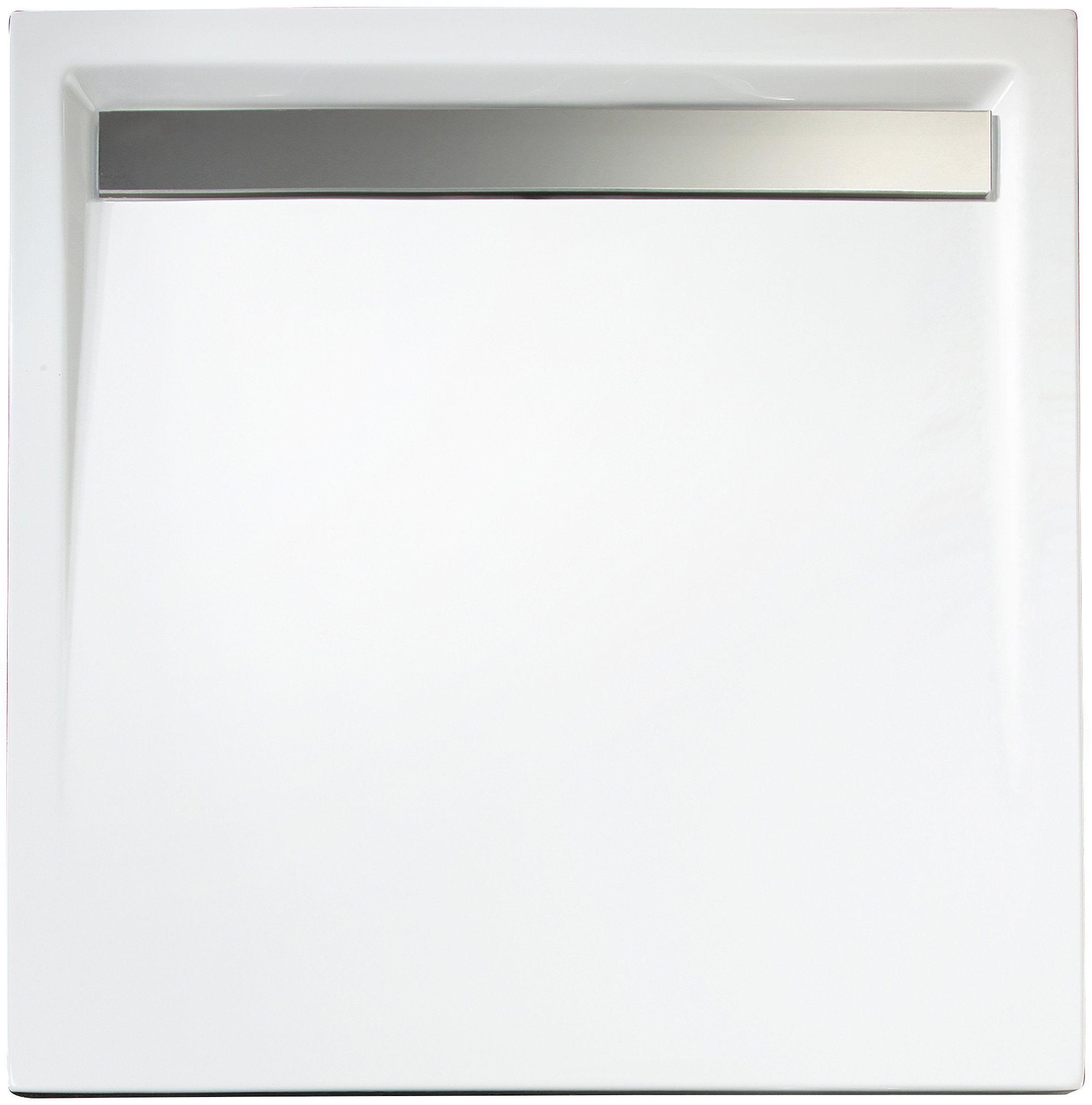Set: Duschwanne »extra-flach«, rechteckig mit Rinne 80 x 120 cm Set: Duschwanne »extra-flach«, rechteckig mit Rinne 80 x 120 cm