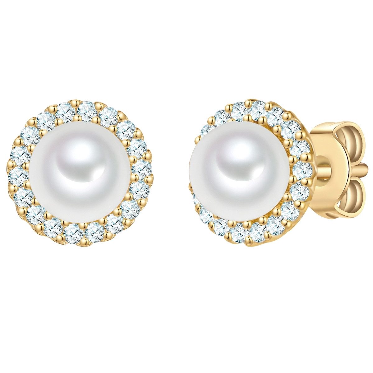 Rafaela Donata Paar Ohrstecker gelbgold