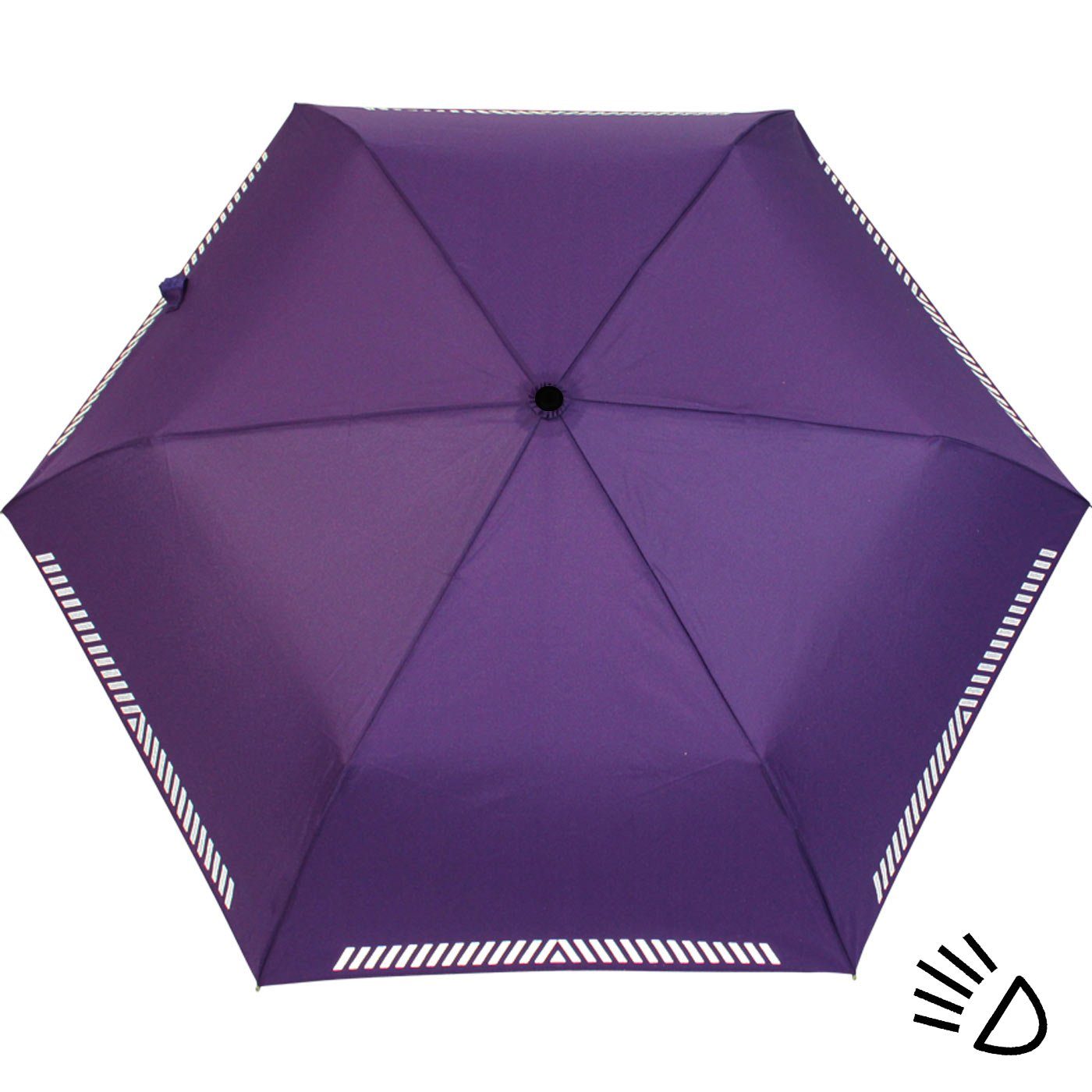 Reflex Mini Safety iX-brella Kinderschirm extra Taschenregenschirm berry leicht, reflektierend