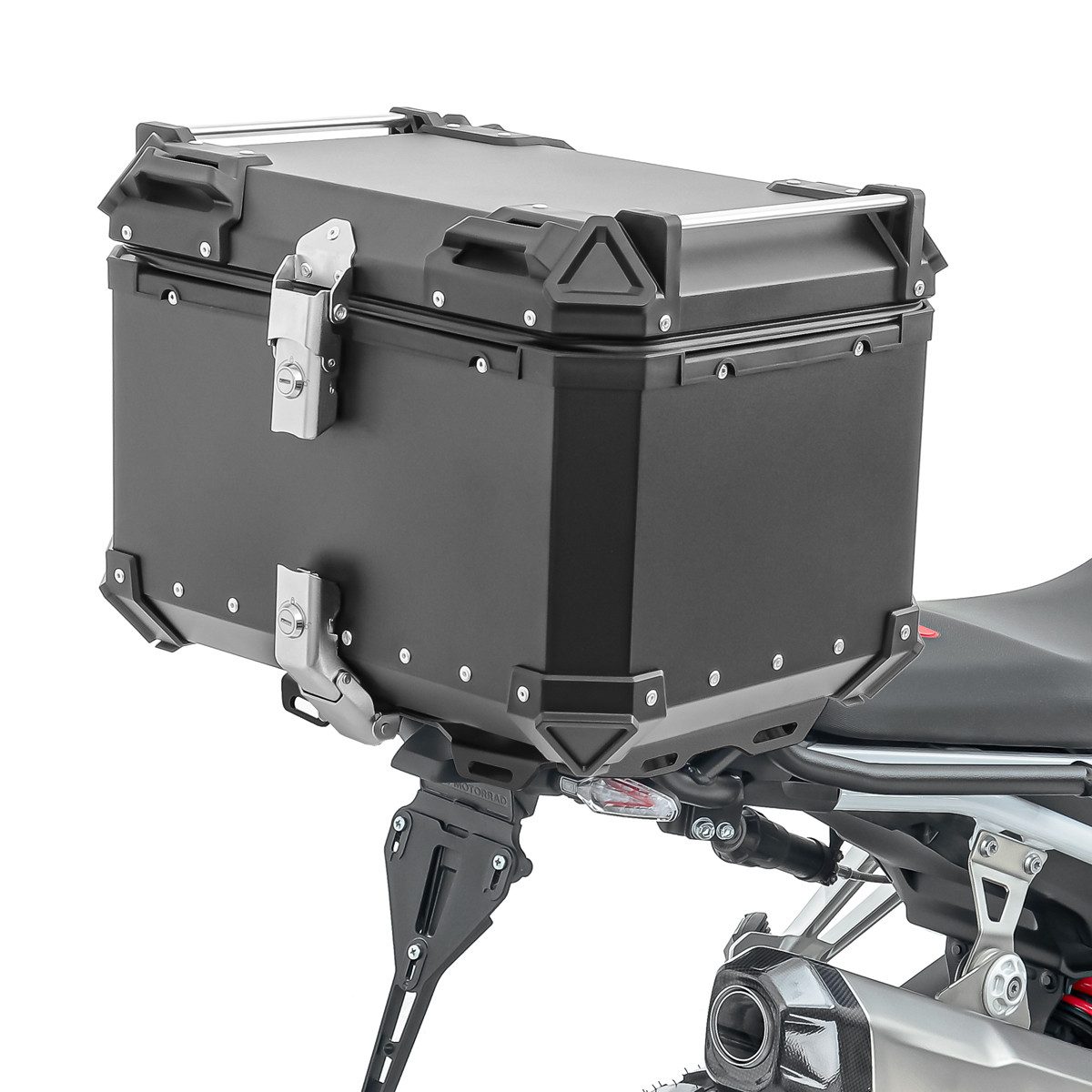 Bagtecs Topcase Set Alu Topcase + Gepäckbrücke passend für BMW F 900 GS 24-26 # XB55 s