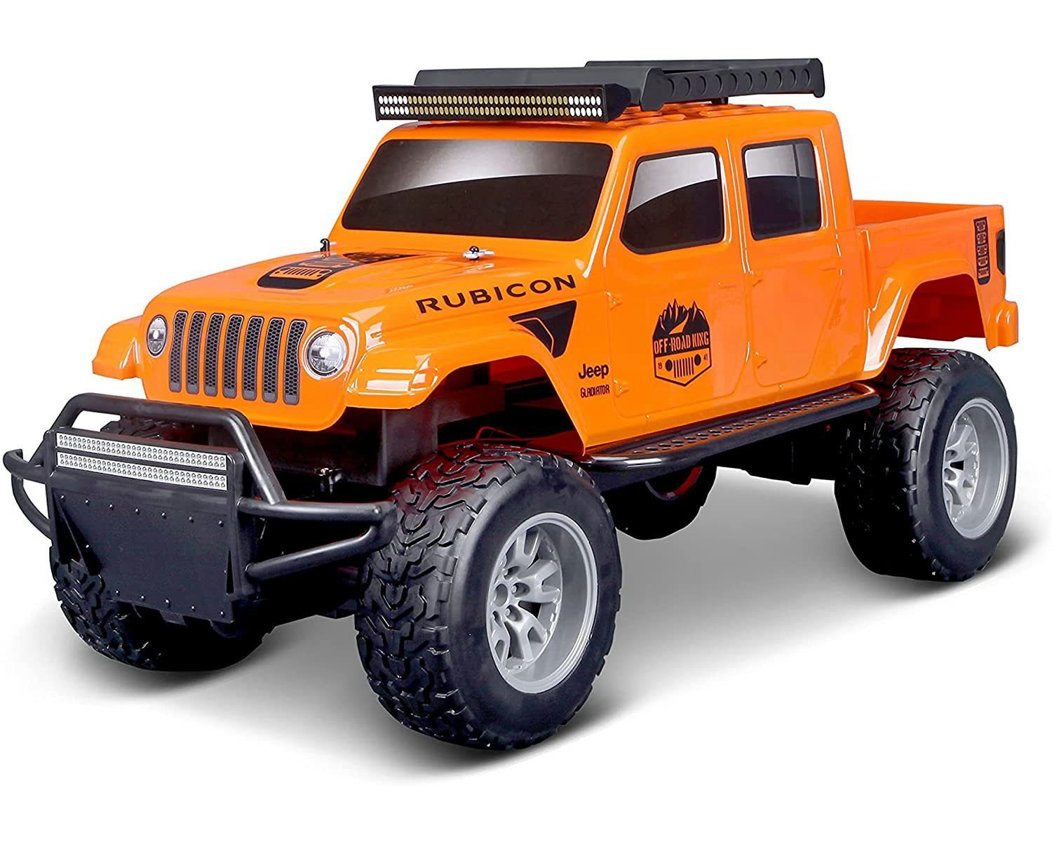 Maisto Tech RC-Auto Ferngesteuertes Auto - Jeep Gladiator (orange, 71cm), Off-Road Series