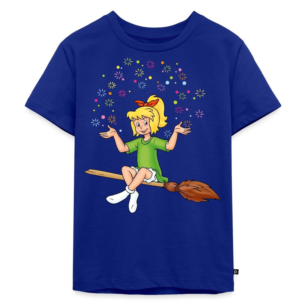 T-Shirt Bibi Blocksberg Sitzt Auf Kartoffelbrei Kinder Premium T-Shirt