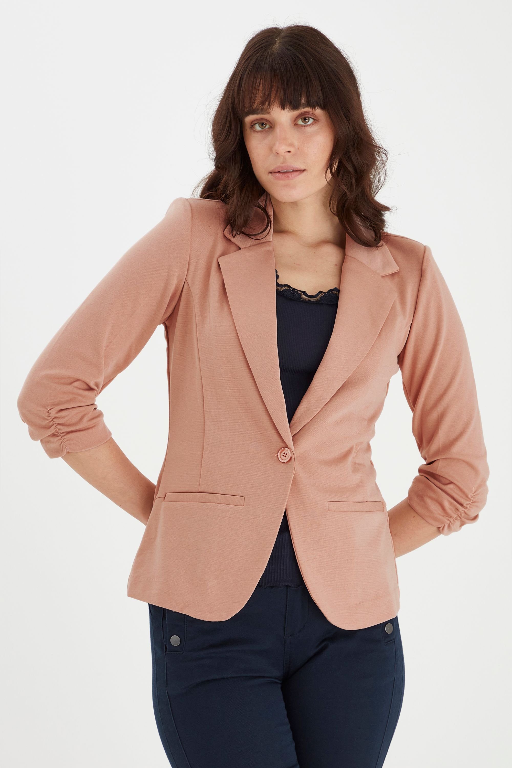 Fransa Zablazer Kurzblazer 1 fransa Misty Rose Blazer