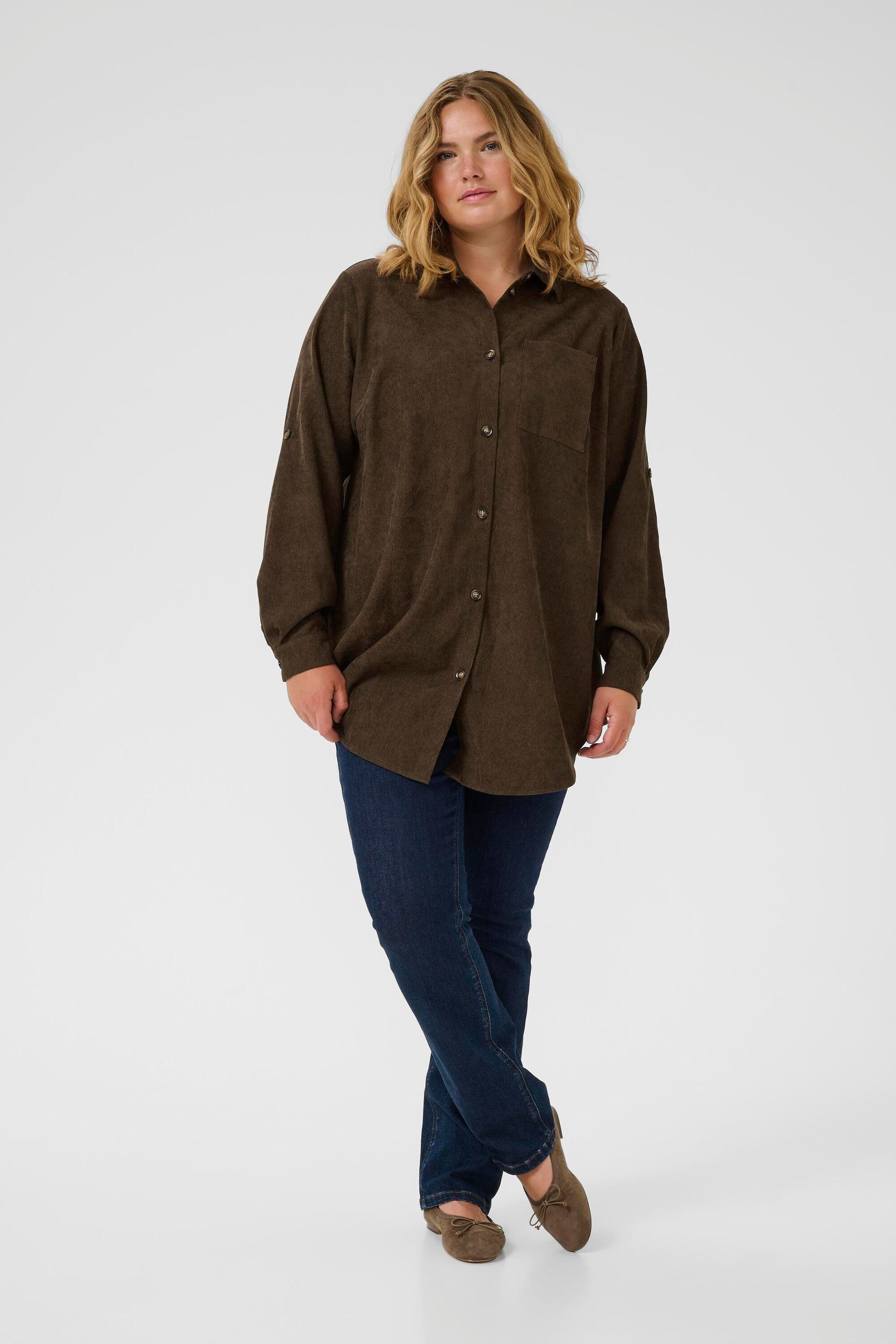 KAFFE Curve Jerseykleid Kleid KCverana Große Größen