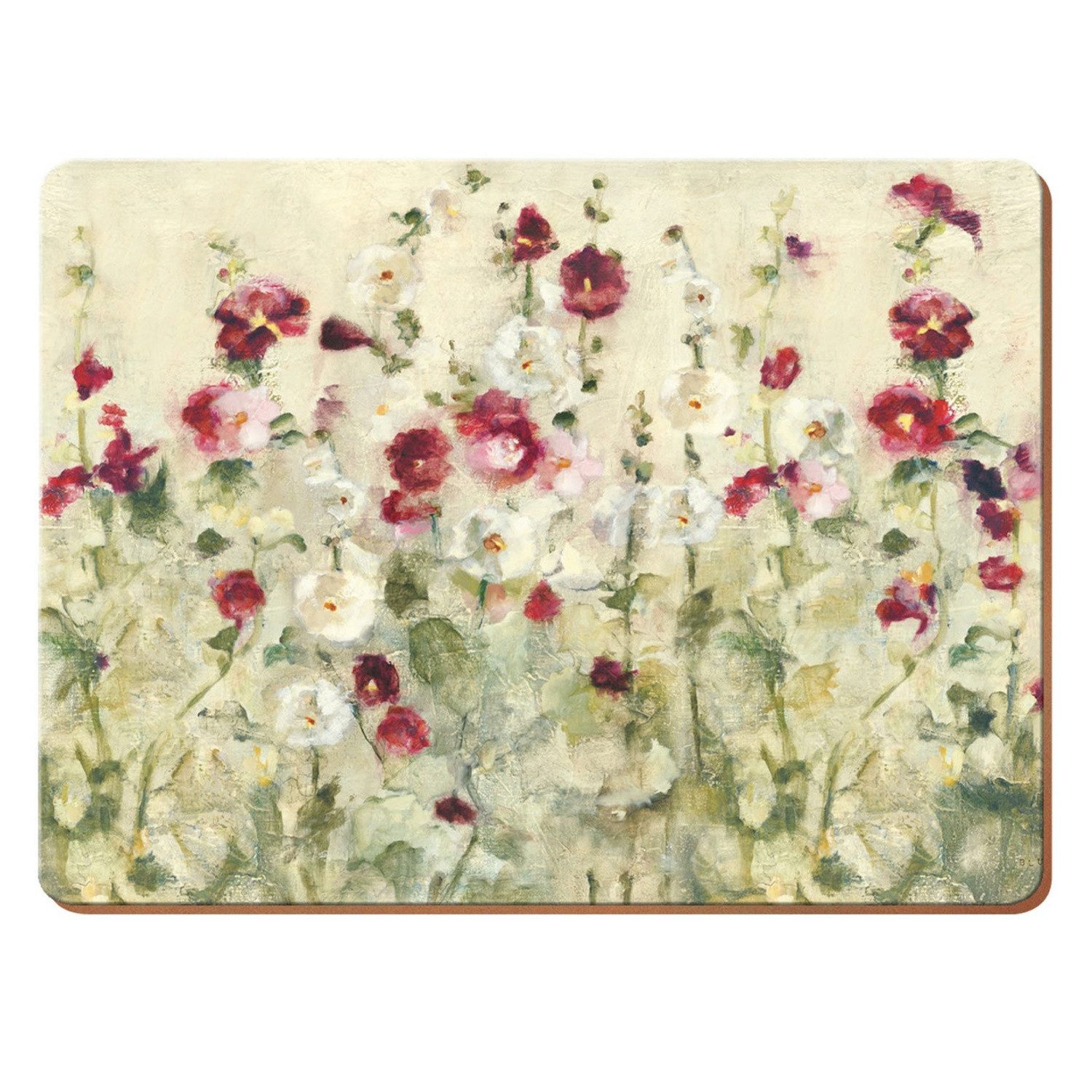 Creative Tops Platzset Kork, Farbe: Mehrfarbig, Motiv: Mohnblumen günstig online kaufen