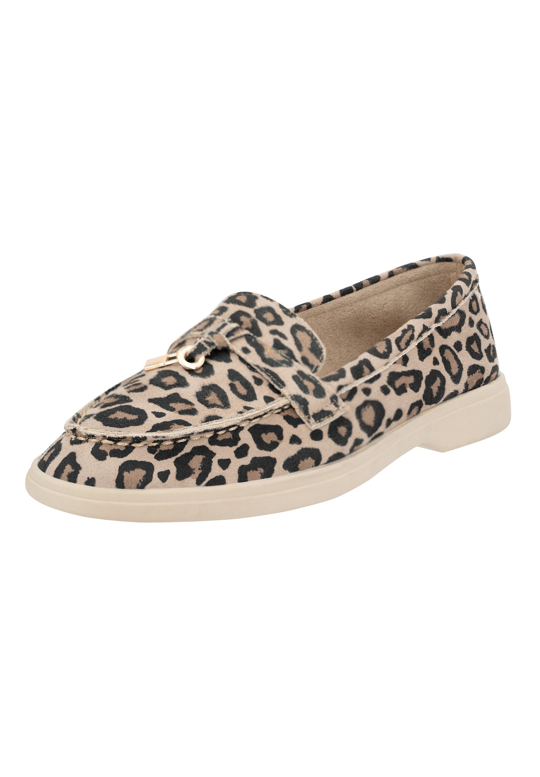 Salinyang Elegante Damen Loafer mit Plateausohle Mokassin