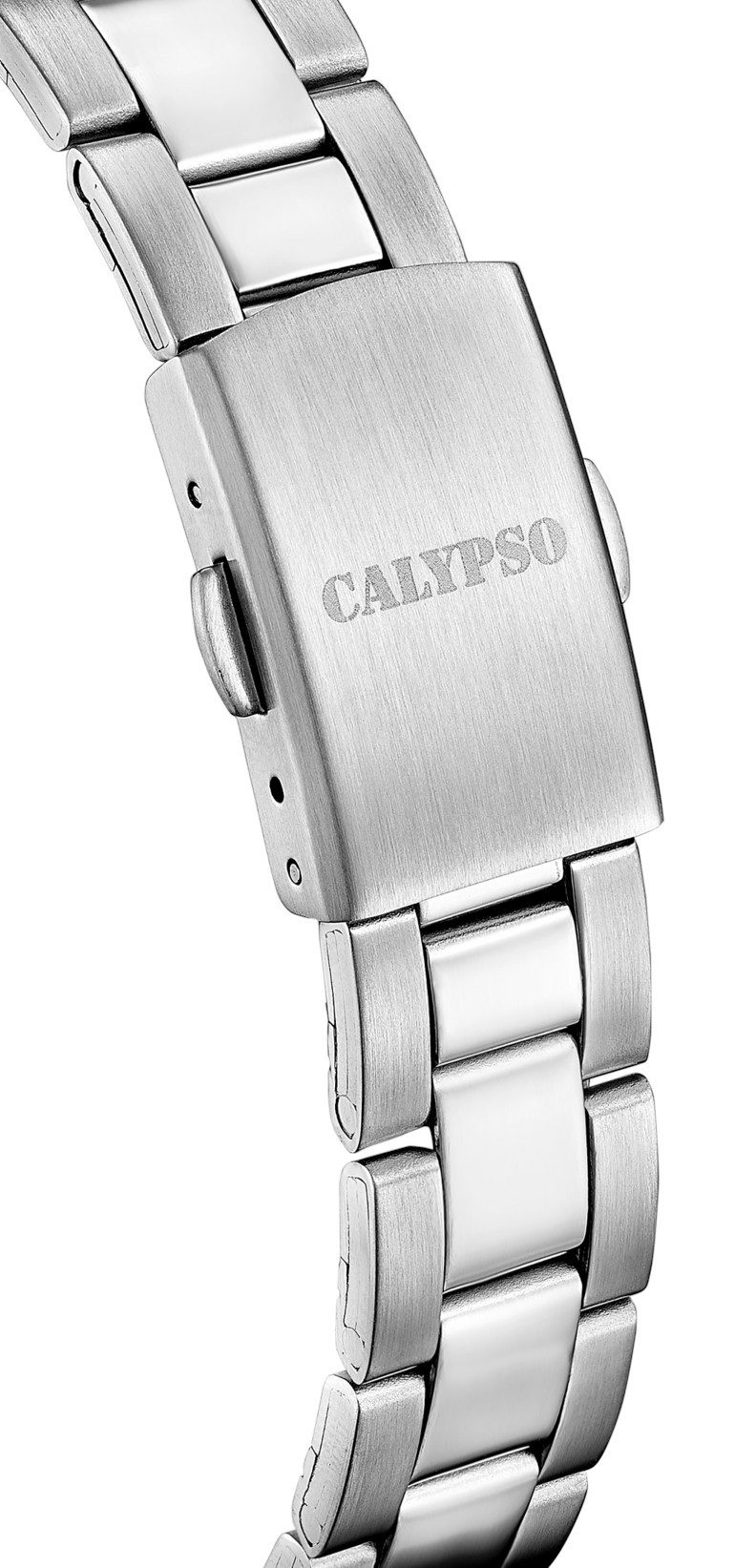 Calypso Quarzuhr Basic Damenuhr K5863/1 – Weißes Zifferblatt, Edelstahlarmband, K5863/1, 32 mm Gehäuse, Zeitloses Design, Elegant & Vielseitig