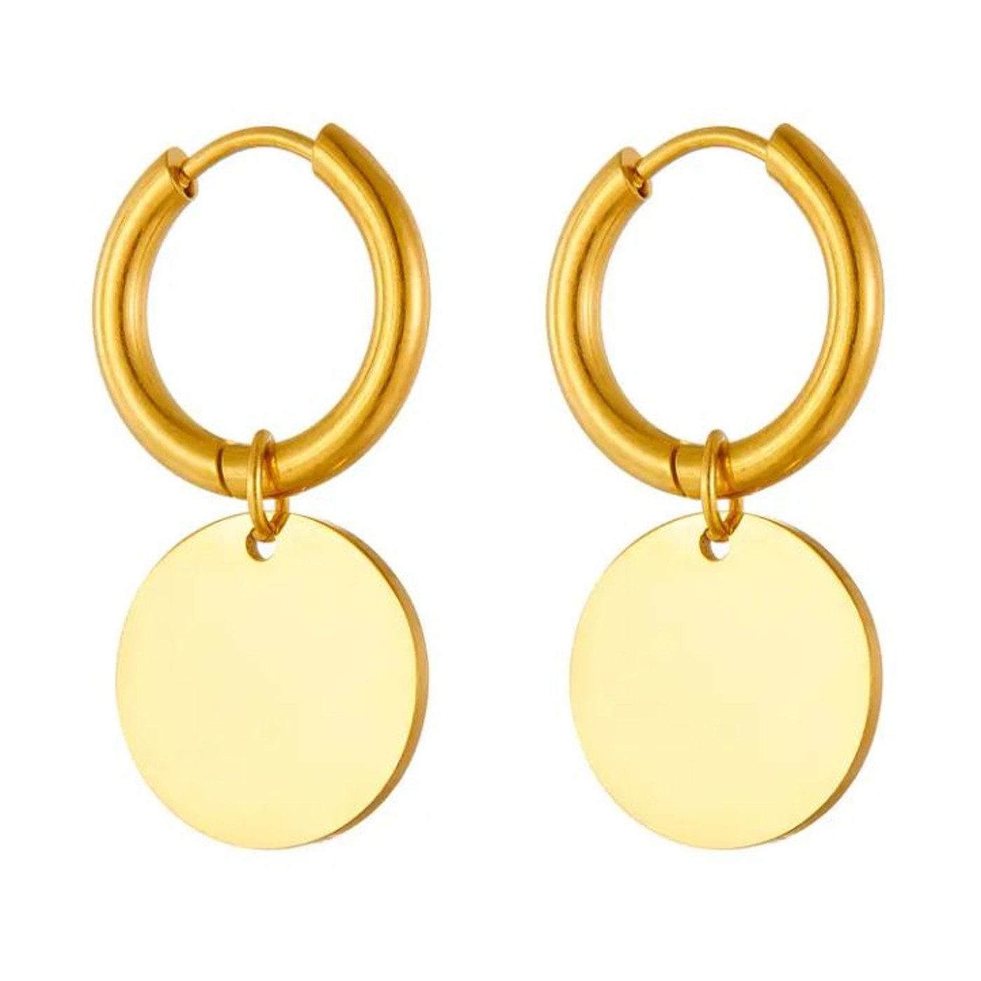 KARMA Ohrhänger-Set Creolen Damen Edelstahl – Goldene & Silberne Ohrringe m günstig online kaufen