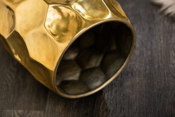 riess-ambiente Beistelltisch ORGANIC ORIENT Ø50cm gold (Einzelartikel, 1-St), Wohnzimmer · Metall · Hammerschlag Design · Handarbeit · rund · Waben