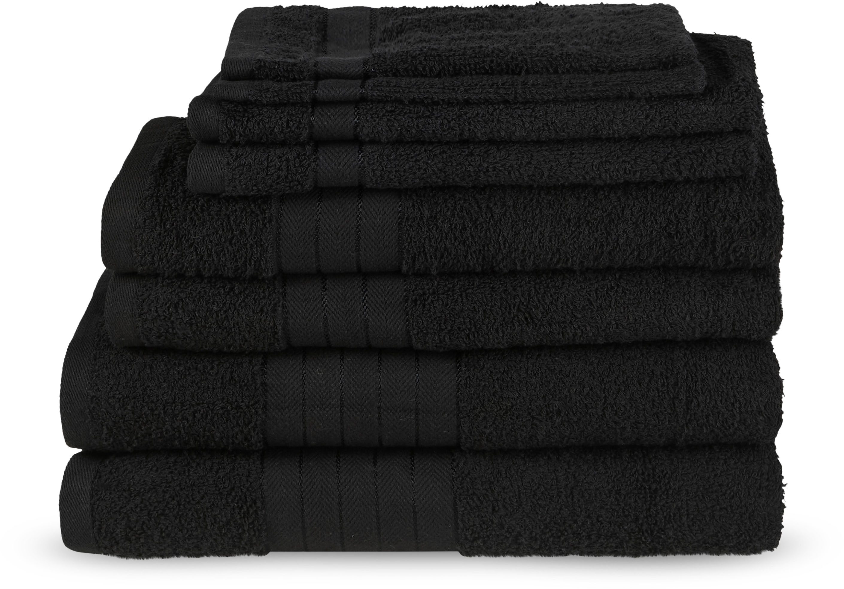 good morning Handtuch Set Uni, Frottee günstig online kaufen
