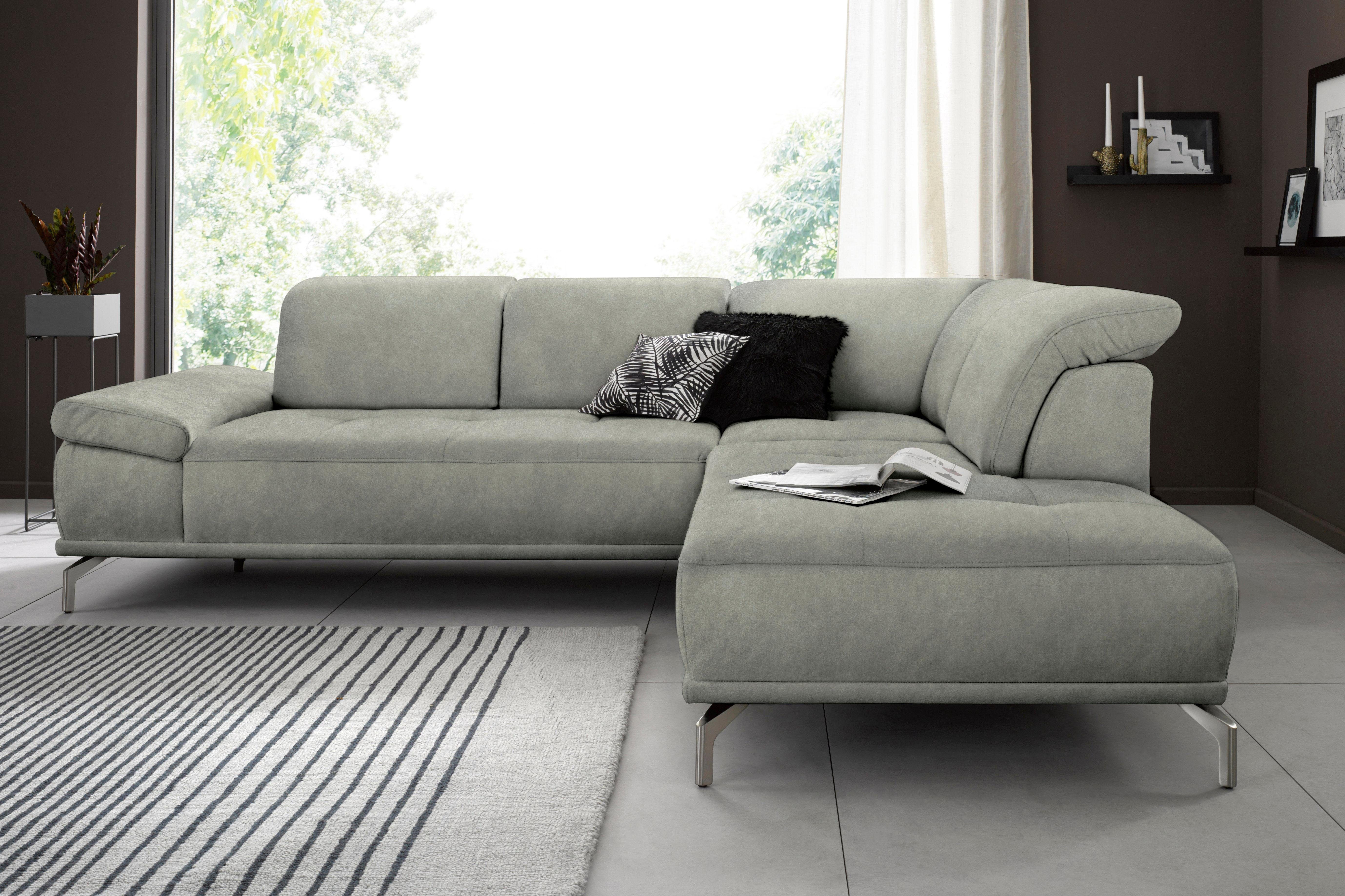 Places of Style Ecksofa "Caluna", Inkl.Sitztiefenverstellung, wahlweise mit günstig online kaufen