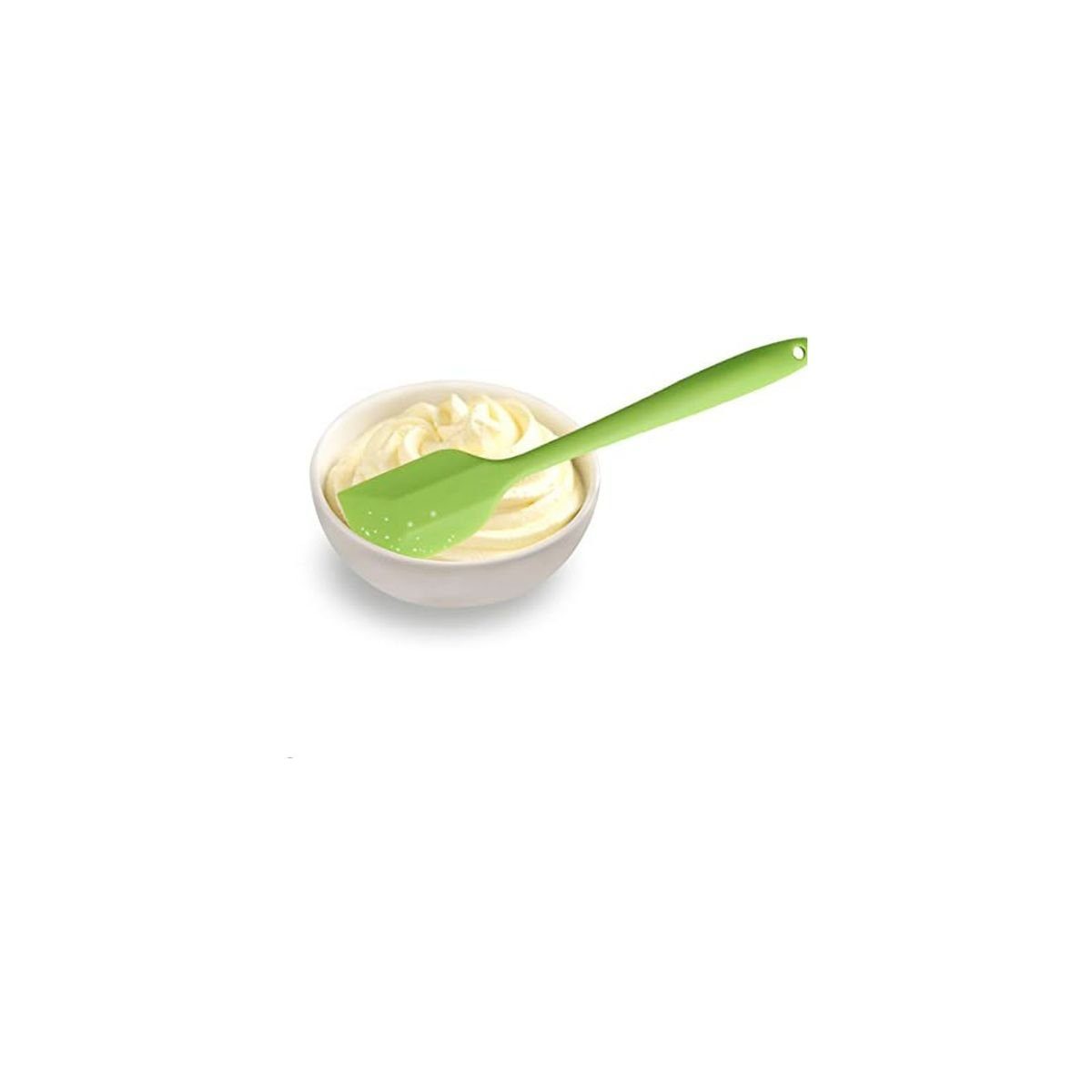 König Design Kochbesteck-Set Silikon Teigschaber Spatel Antihaft Back Schaber Kochset Schneebesen (Set, 5-tlg., 3 x Kochlöffel, 1 x Schneebesen, 1 x Pinsel), Sp – Bild 5 von 5