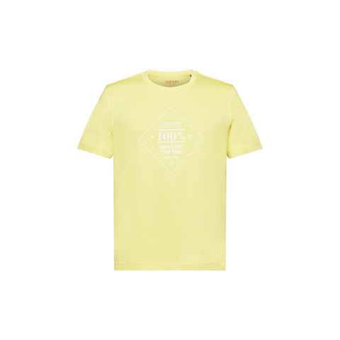 Esprit T-Shirt Baumwoll-T-Shirt mit Logoprint (1-tlg)