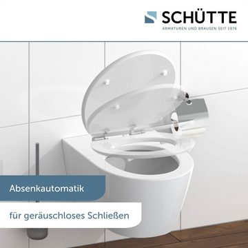 Schütte WC-Sitz POLAR LIGHTS, bruchsicher und kratzfest, Absenkautomatik, Standardmaß