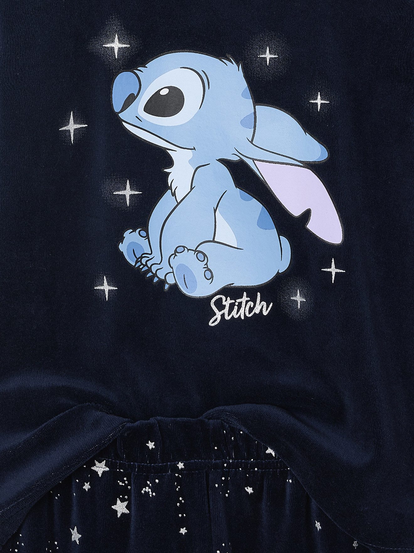 vertbaudet Schlafanzug Schlafanzug Disney LILO & STITCH aus Samt, Mädchen