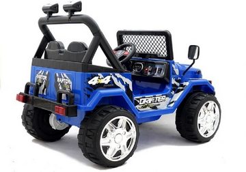Elektro-Kinderauto EEP Raptor zwei Motoren+LED+Audio+FB blau