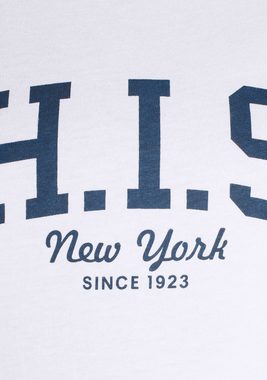 H.I.S T-Shirt mit Logo-Print vorne