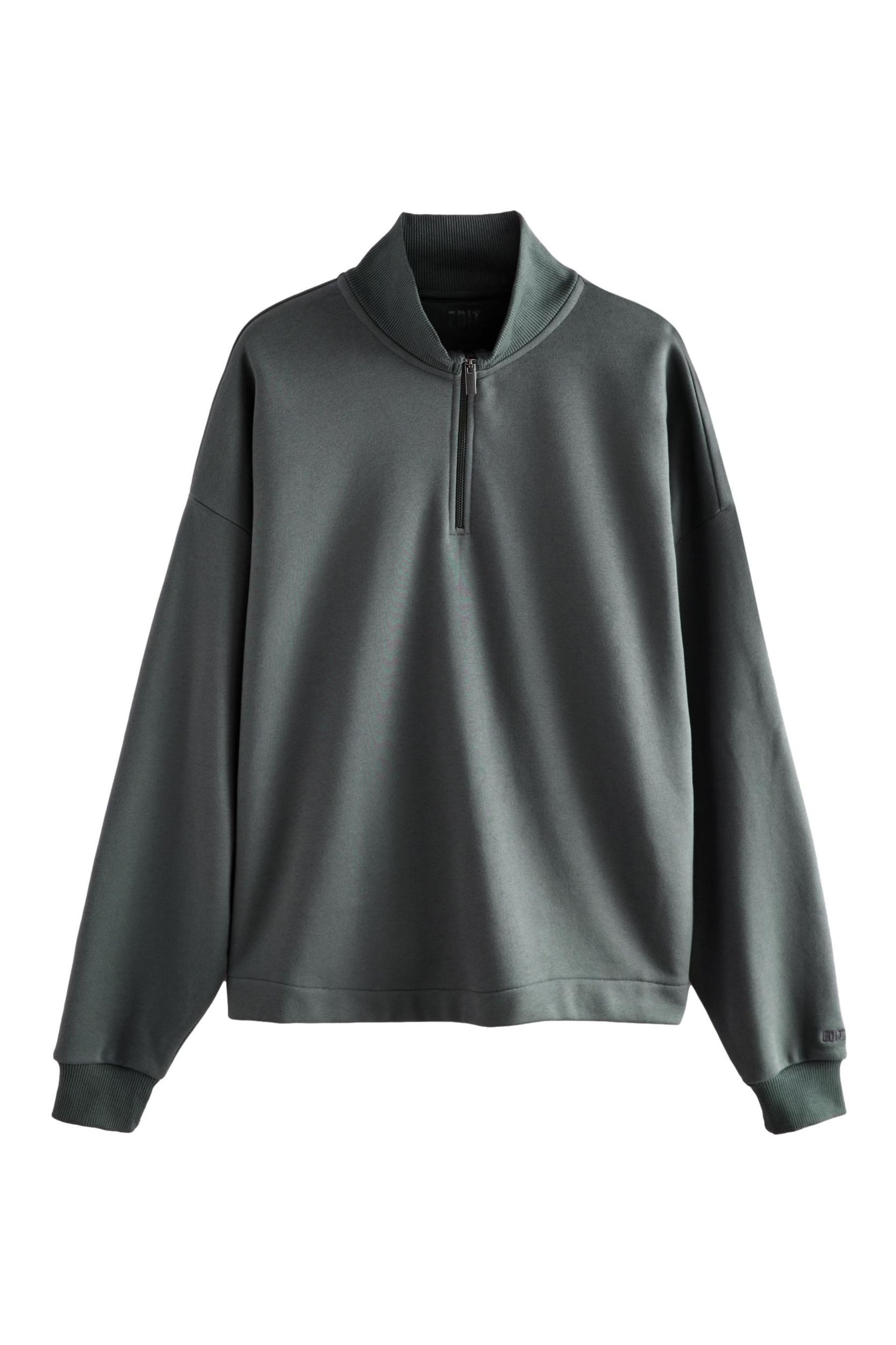 Next Sweater EDIT Troyer-Sweatshirt (1-tlg)