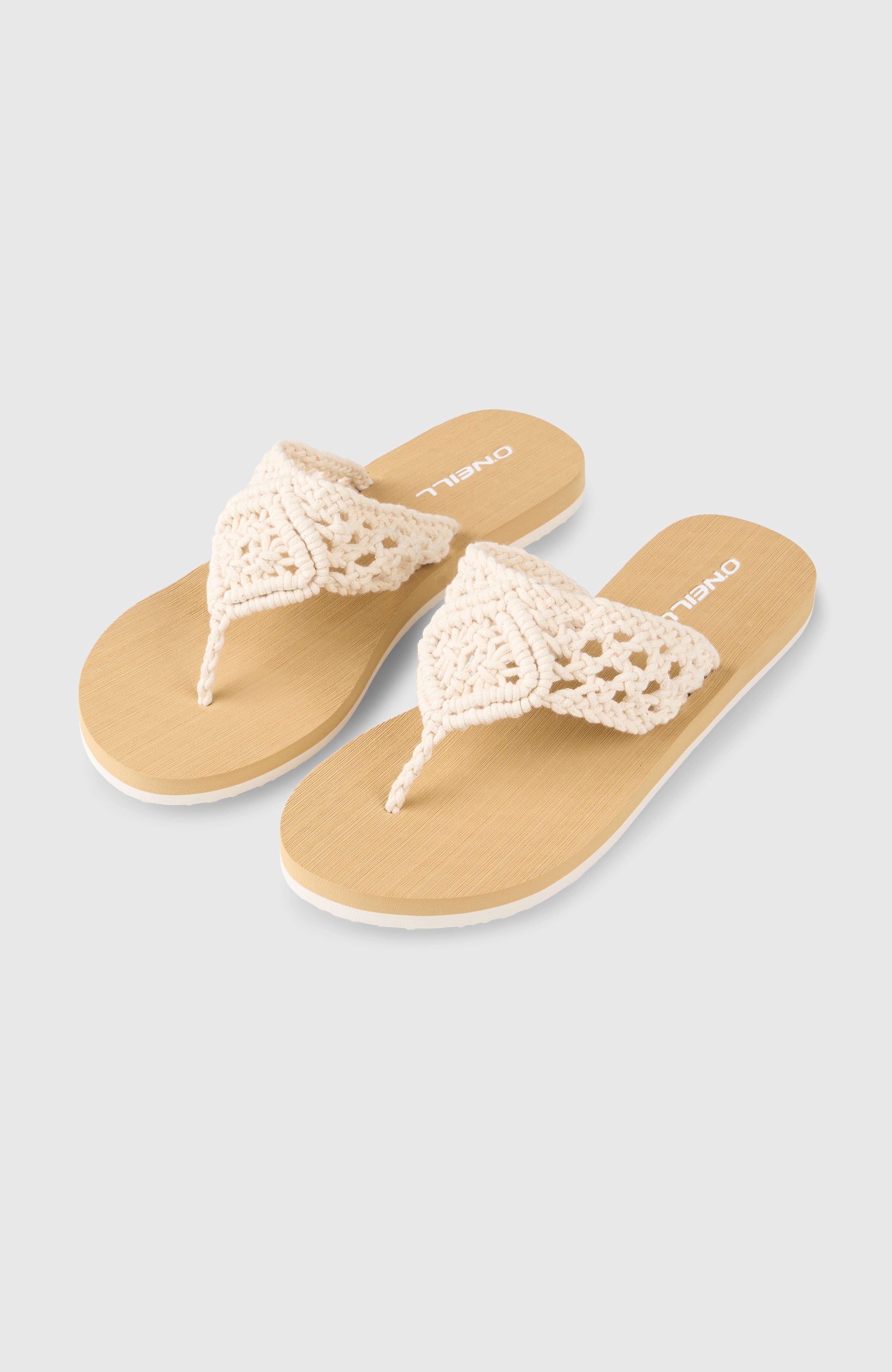 O'Neill DITSY CROCHET SANDALS Zehentrenner Sommerschuh, Sandale, Schlappen, mit Gummilaufsohle