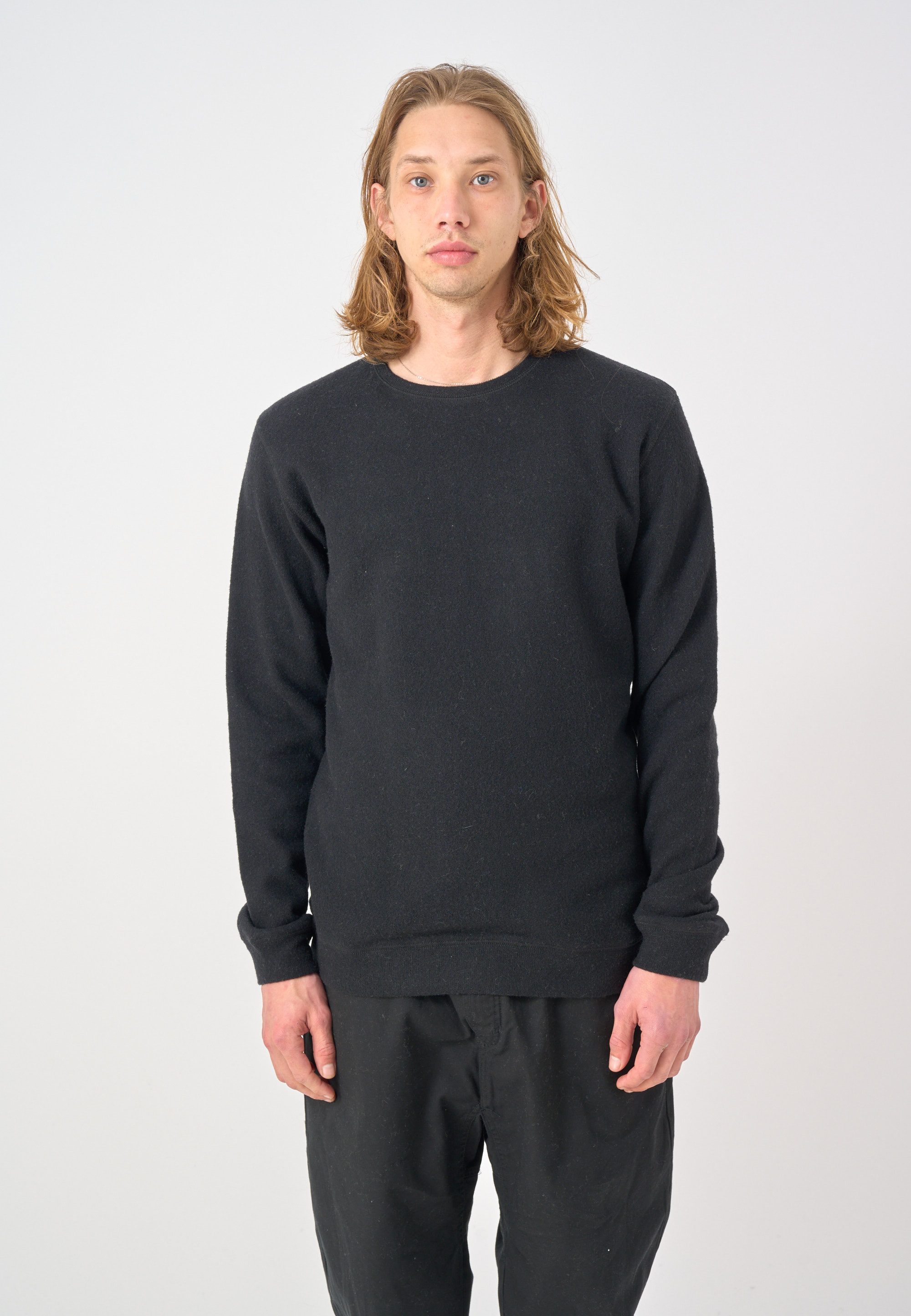 Cleptomanicx Sweatshirt Noitch aus gebondeter Wolle 