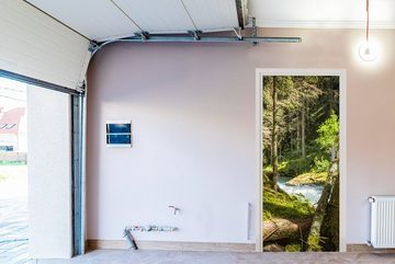 MuchoWow Türtapete Flussbett in den Wäldern des Nationalparks Hohe Tauern, Matt, bedruckt, (1 St), Fototapete für Tür, Türaufkleber, 75x205 cm