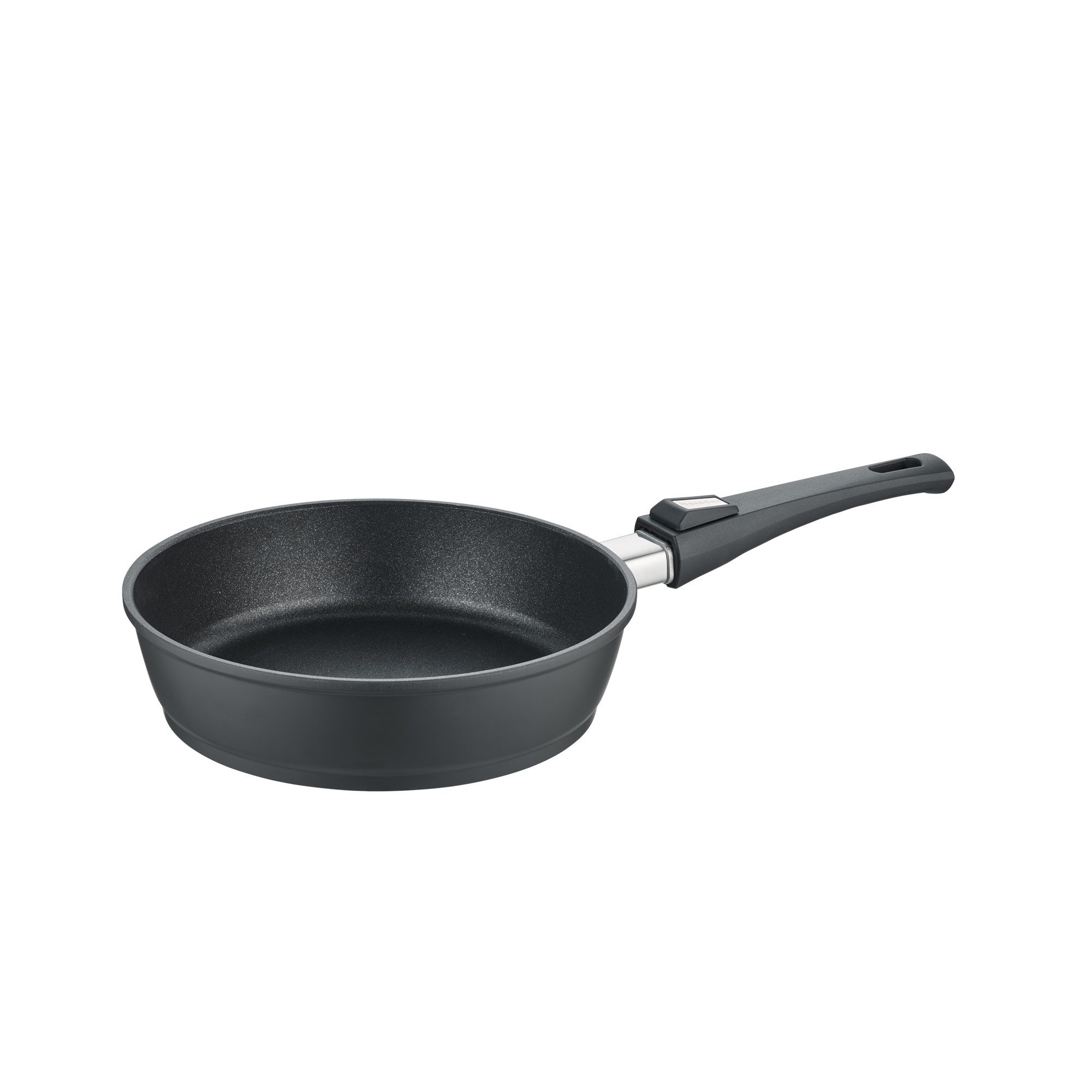 Berndes Schmorpfanne 24 cm, Aluguss, schwarz - Vario Click (neue, verbesserte Version), Aluminium-Vakuumdruckguss