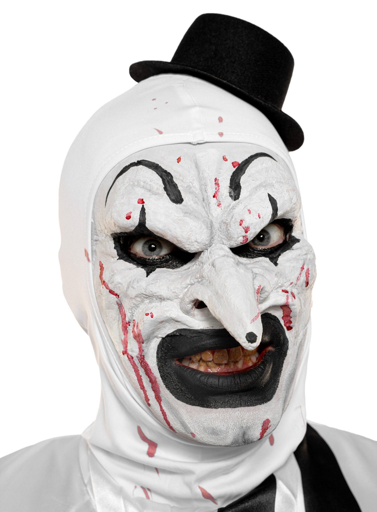 Maskworld Theaterschminke Make-up Set Terrifier Art Horrorclown, Halloween Schminkset mit optimal aufeinander abgestimmten Komponenten