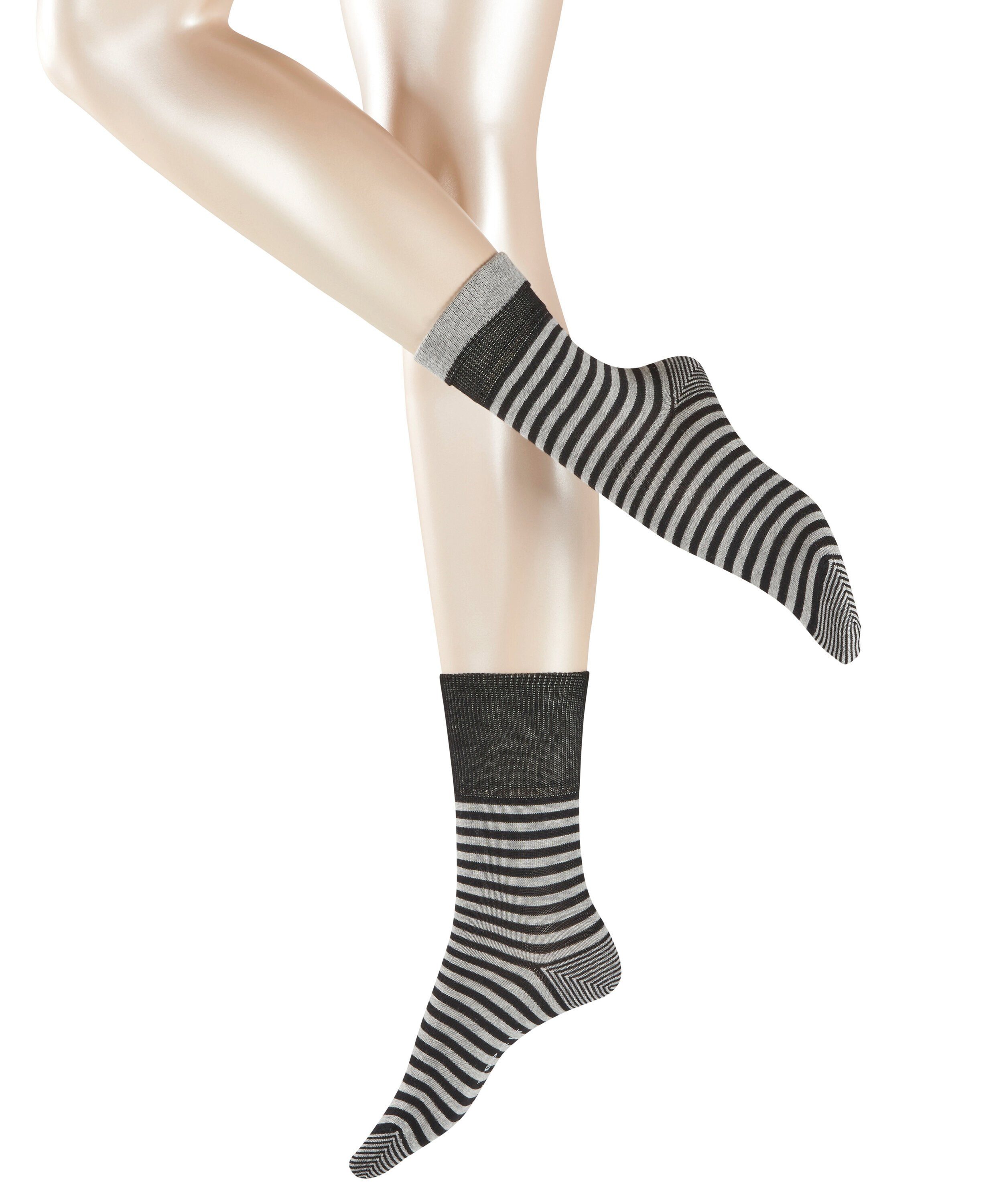 Esprit Socken Fold Stripe (1-Paar) aus Baumwolle