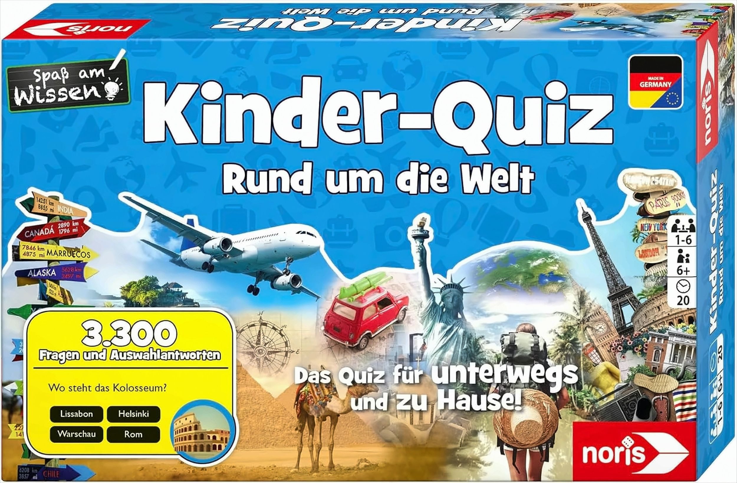 Noris Spiel Kinderquiz Rund um die Welt