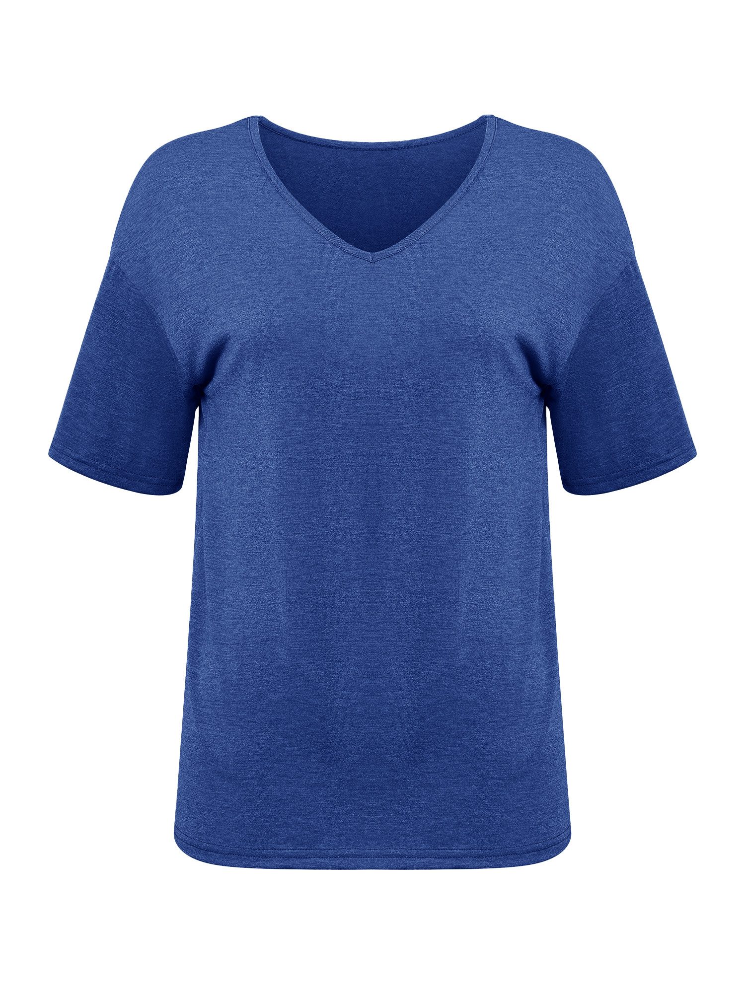 T-Shirt V-Ausschnitt Kurzarmshirt