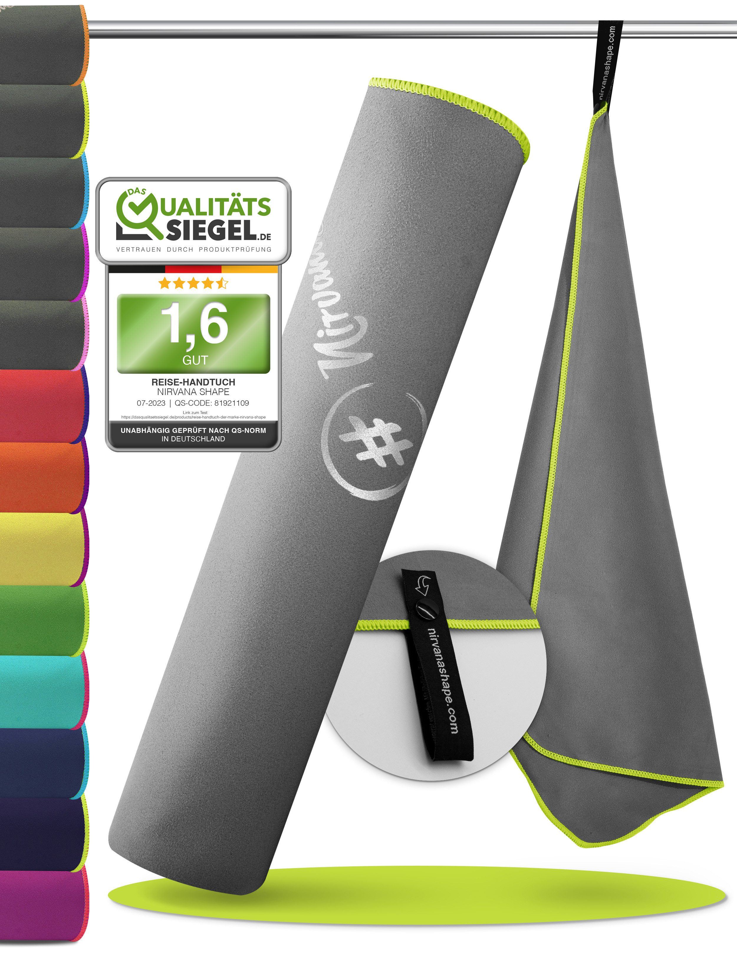 NirvanaShape Sporthandtuch Mikrofaser Handtuch, Badehandtuch, Reisehandtuch günstig online kaufen