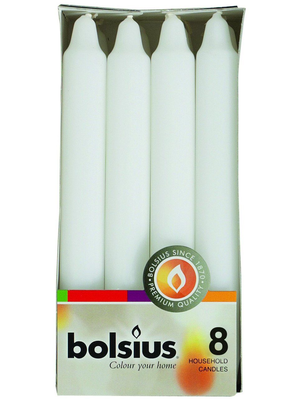 Bolsius Spitzkerze Bolsius Haushaltskerzen weiß, Höhe günstig online kaufen