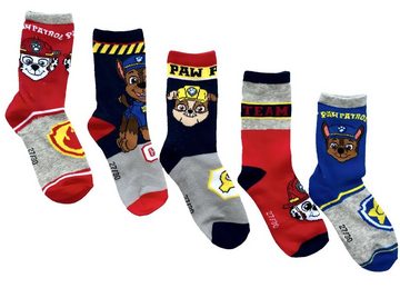 PAW PATROL Kniestrümpfe 10x PAW PATROL SOCKEN KINDERSTRÜMPFE für JUNGEN SET 10 Paar Jungensocken Gr.23/26 27/30 30/31