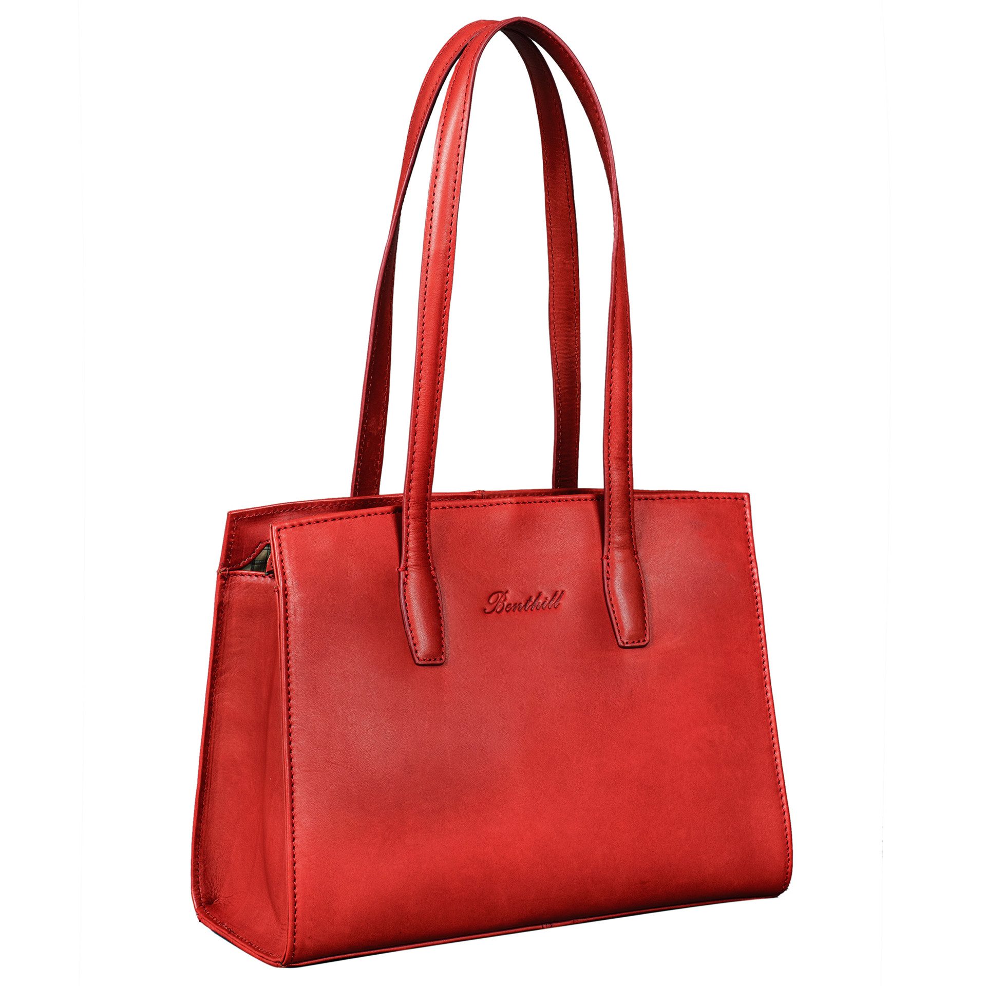 Benthill Henkeltasche Damen Echt Leder Henkeltasche Vintage Schultertasche günstig online kaufen