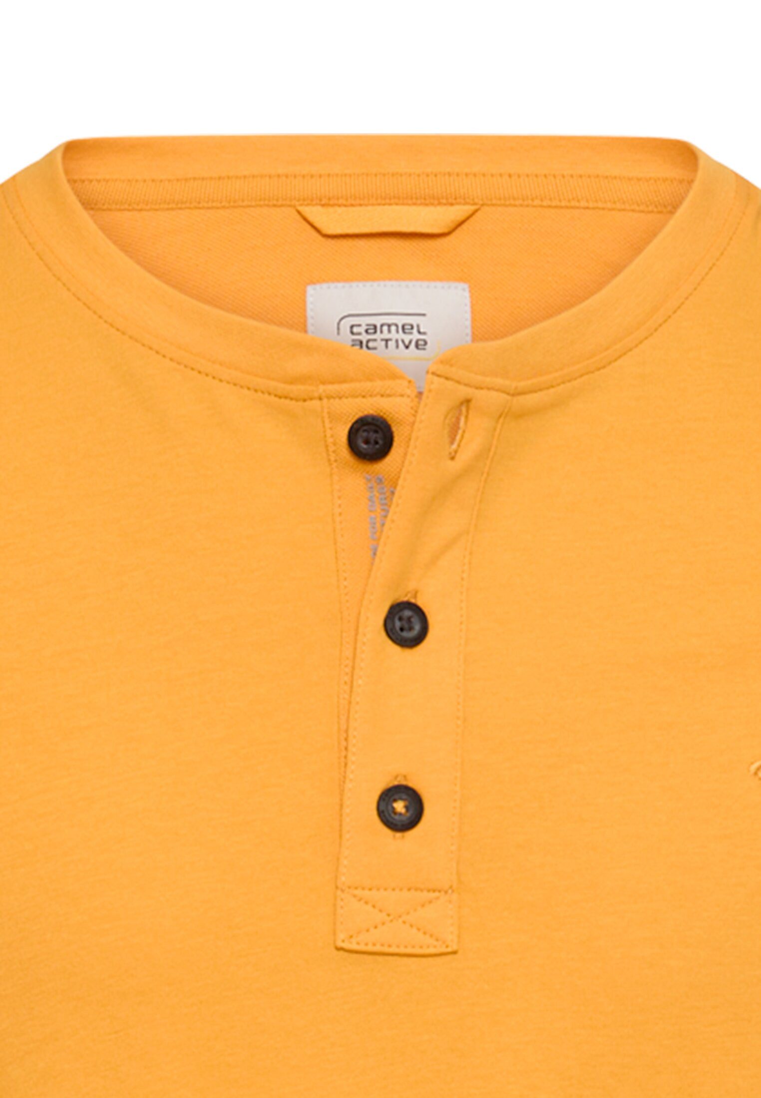 camel active Henleyshirt mit Knopfverschluss