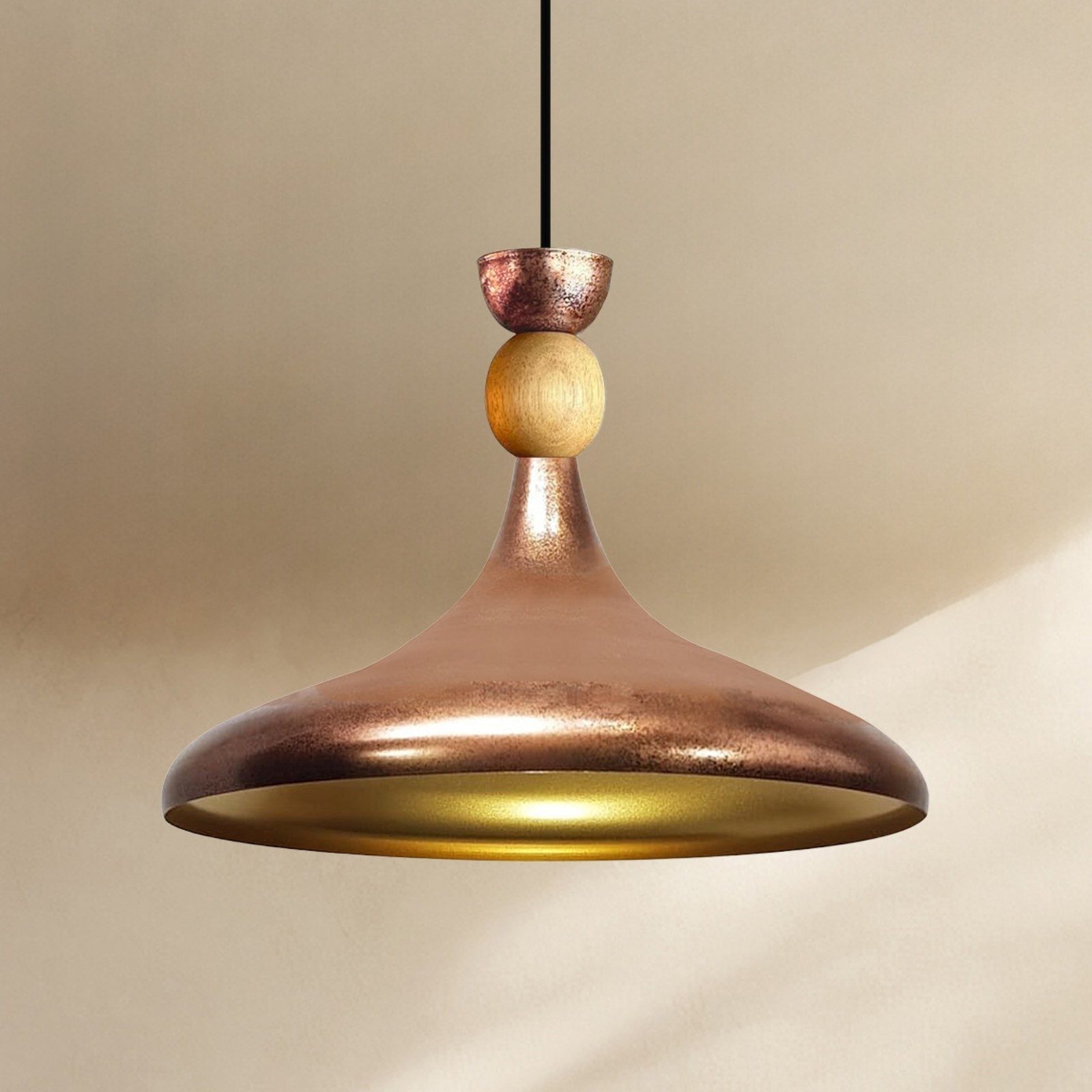 Bamyum Pendelleuchte Pendelleuchte Ø35 cm Metall günstig online kaufen