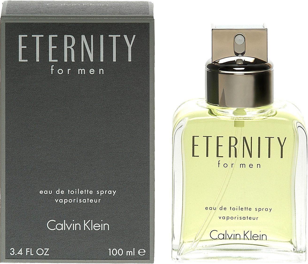Calvin Klein Eau de Toilette Eternity for men, mit langanhaltender Formel