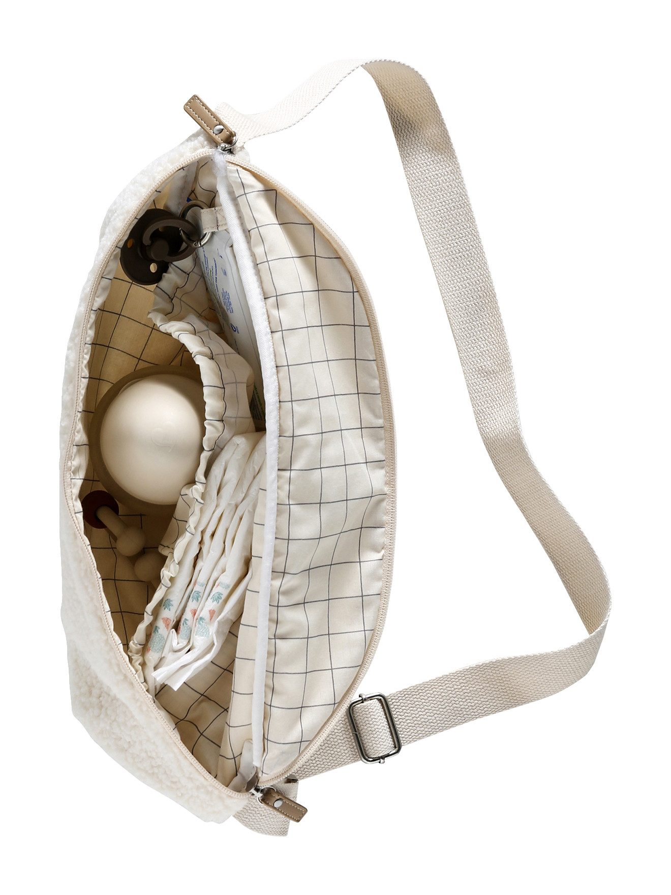 vertbaudet Bauchtasche XXL-Bauchtasche aus Teddyfleece