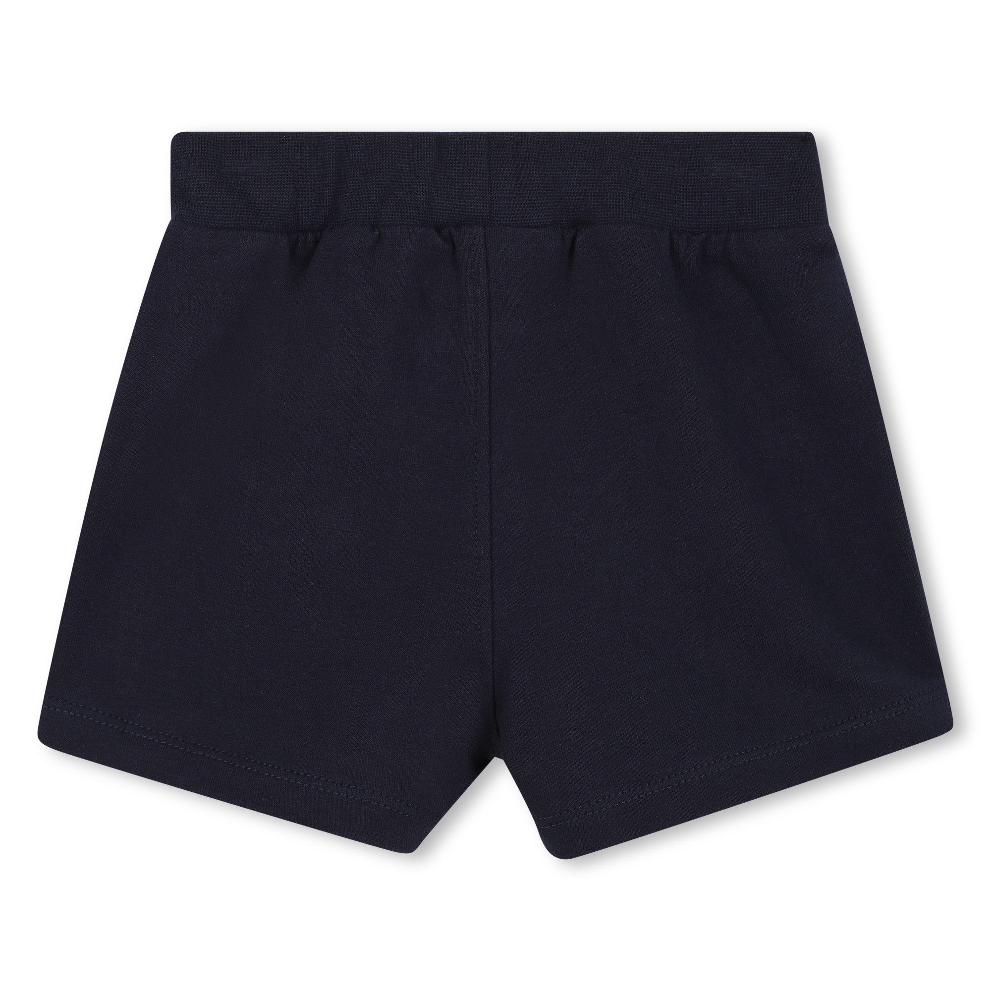 Boss Kidswear Jogginganzug BOSS Kidswear kurzer Jogginganzug 2er Set blau mit Pandabär